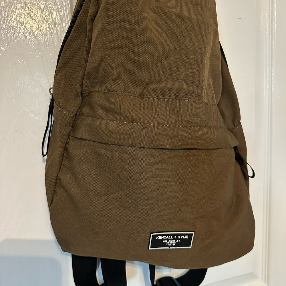 Kendall & Kylie dark olive green Backpack